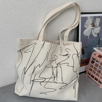 Сумка шоппер Lineart черные линии