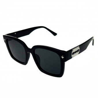 Очки пластик оправа бритва лезвие на дужках звезды в углах