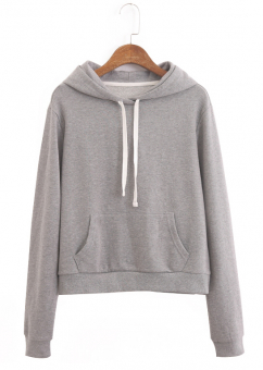 Худи тонкий хлопок белые шнурки карман-кенгуру капюшон