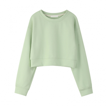 Свитшот укороченный нежные оттенки