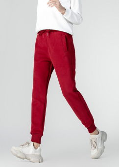 Спортивные однотонные брюки basic
