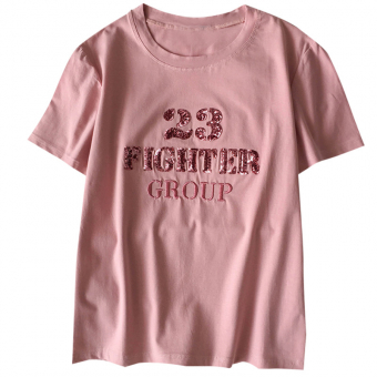 Футболка надпись 23 FIGHTER GROUP