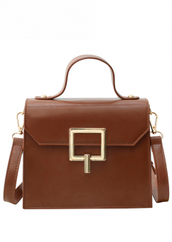 Сумка crossbody клапан квадратная пряжка с палочкой