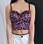 Картинка Топ корсет с чашками принт фиолетовый лео от магазина LonnaMag
