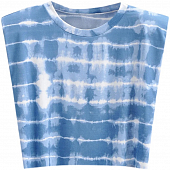 Картинка Топ футболка без рукавов принт градиент белые полосы от магазина LonnaMag