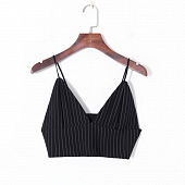 Картинка Топ полосатый треугольники тонкие лямки от магазина LonnaMag