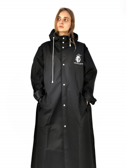 Дождевик черный матовый на спине RAIN WALK