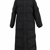 Картинка Пуховик очень длинный макси капюшон и разрезы на кнопках 2 от магазина LonnaMag