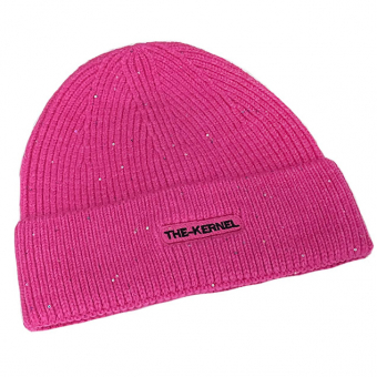 Шапка с подворотом мелкие пайетки THE-KERNEL