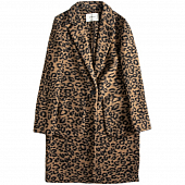Картинка Пальто леопард без подклада 2 накладных кармана от магазина LonnaMag