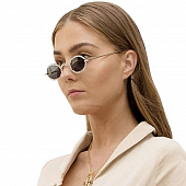 картинка Очки овальные оправа в стразах от магазина LonnaMag