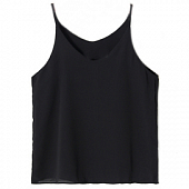 Картинка Топ шифон короткие тонкие лямки от магазина LonnaMag