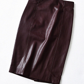 Картинка Юбка-карандаш базовая лакированный кожзам от магазина LonnaMag