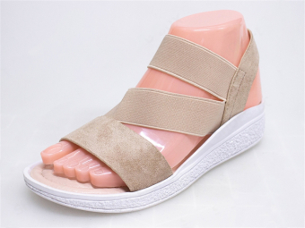 Сандалии МОРЕ иск.замша резинки блестки на подошве