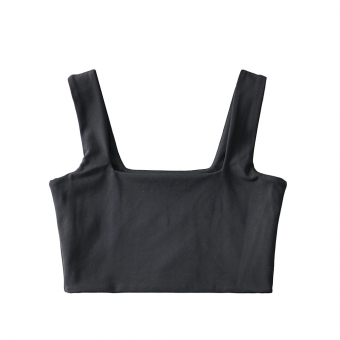 Топ короткий широкие лямки купалльный стрейч