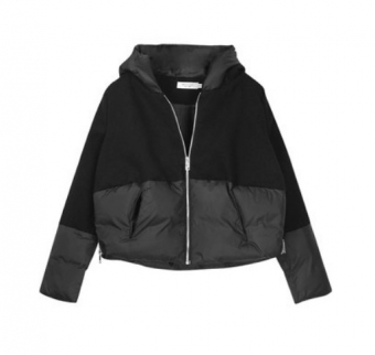 Куртка на половину шерстяная снаружи