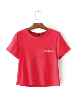 Топ футболка вышивка California