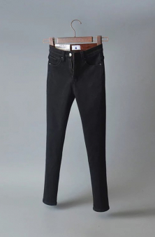 Джинсы высокие стрейч AC FOR AG - утепл