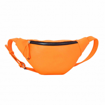 Сумка поясная банан на молнии эко-кожа