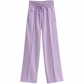 Картинка Штаны спорт широкая резинка 4 уровня шнурок в цвет шов по середине  от магазина LonnaMag