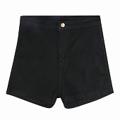 Картинка Шорты джинс в обтяжку с завышенной талией без подворотов от магазина LonnaMag