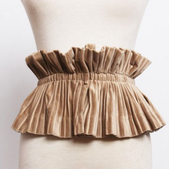 Пояс баска бархат плиссе