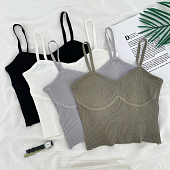 Картинка Топ трикотаж прошит под грудью от магазина LonnaMag