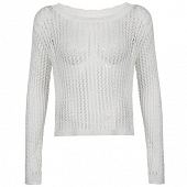 Картинка Джемпер вязаная крупная сетка  от магазина LonnaMag