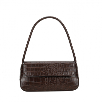 Сумка кожзам под крокодила с длинной ручкой