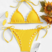 Картинка Купальник бикини с помпонами от магазина LonnaMag