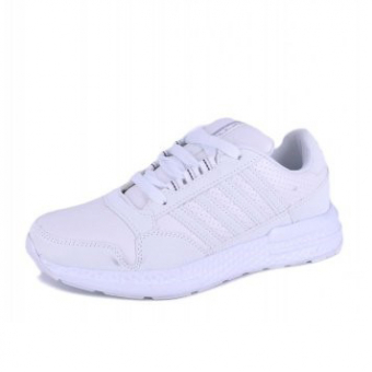 Кроссовки легкие 4 белых полосы