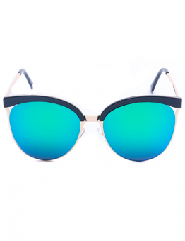 Очки солнцезащитные крупные пластик верх бровки