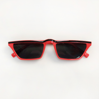 Очки узкие с контрастной полоской сверху