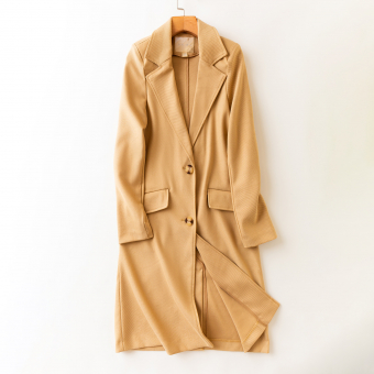 Пальто легкое без подклада черепаховые пуговицы на рукавах