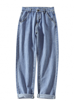 Базовые высокие прямые джинсы (Summer 2019)