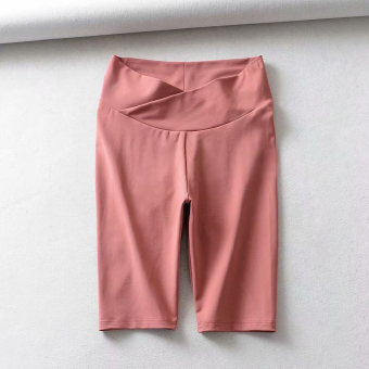 Велосипедки пояс запахом сзади сборка