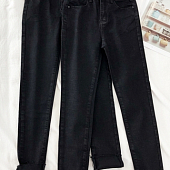 Картинка Джинсы basic скинни обрезан низ подворот от магазина LonnaMag