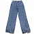 Картинка Джинсы прямые вертикальный шов с разрезом от магазина LonnaMag