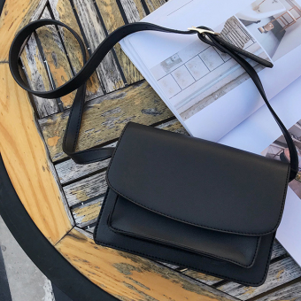 Сумка crossbody прямоугольник 2 уровня большой клапан