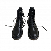 картинка Ботинки мартинсы сзади шнуровка и бант от магазина LonnaMag