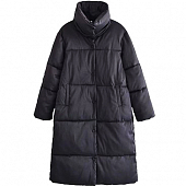 Картинка Пуховик кокон прямой широкий oversize высокий ворот от магазина LonnaMag