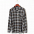 Картинка Рубашка легкая oversize серая клетка с красным от магазина LonnaMag