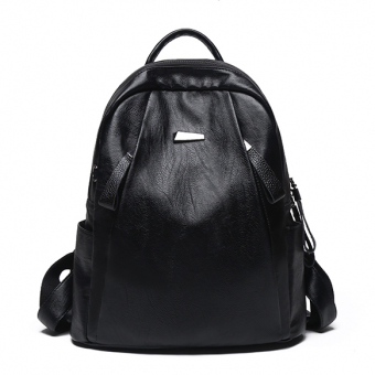 Рюкзак кожзам два замка спереди