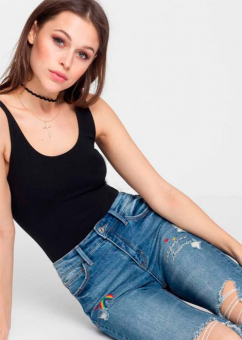 Боди АА майка широкие лямки