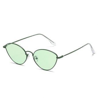 Очки кошачие тонкая цветная металл оправа и линзы