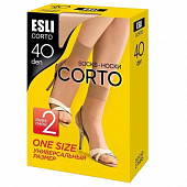 картинка Носки капроновые полиамид ESLI corto 40 den (2 пары) от магазина LonnaMag