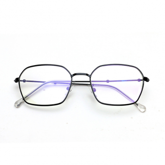 Очки прозрачные тонкая оправа трапеция