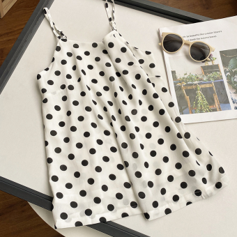 Костюм тройка пиджак + широкие брюки + топ в горох(топ)