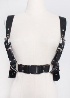 Портупея с широкими лямками на карабине