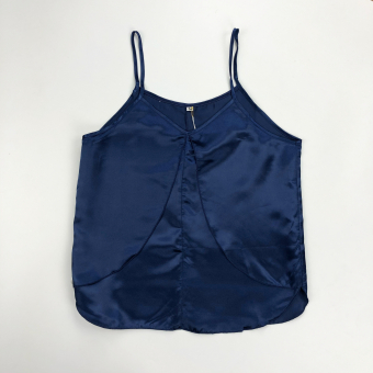 Топ комбинация шелк второй слой на груди